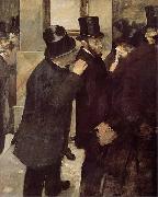 Portraits at the Stock Exchange Edgar Degas